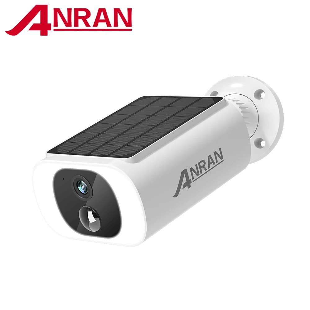 ANRAN-cámara de seguridad Solar 2K, 3/5MP, inalámbrica para exteriores, 2,4G, WIFI, batería, reflector, visión nocturna en Color, no puede agregar