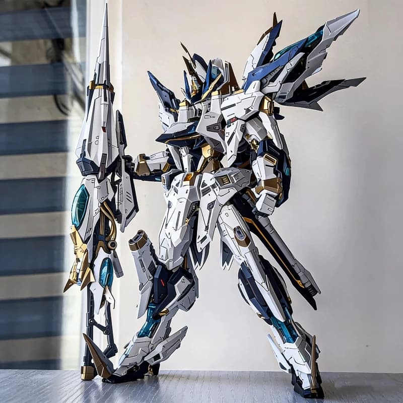 Infinity Nova 1/100 Aurora en Era Pmd figuras de acción aleación marco de fundición a presión Mecha modelo Kit montaje juguete adorno de