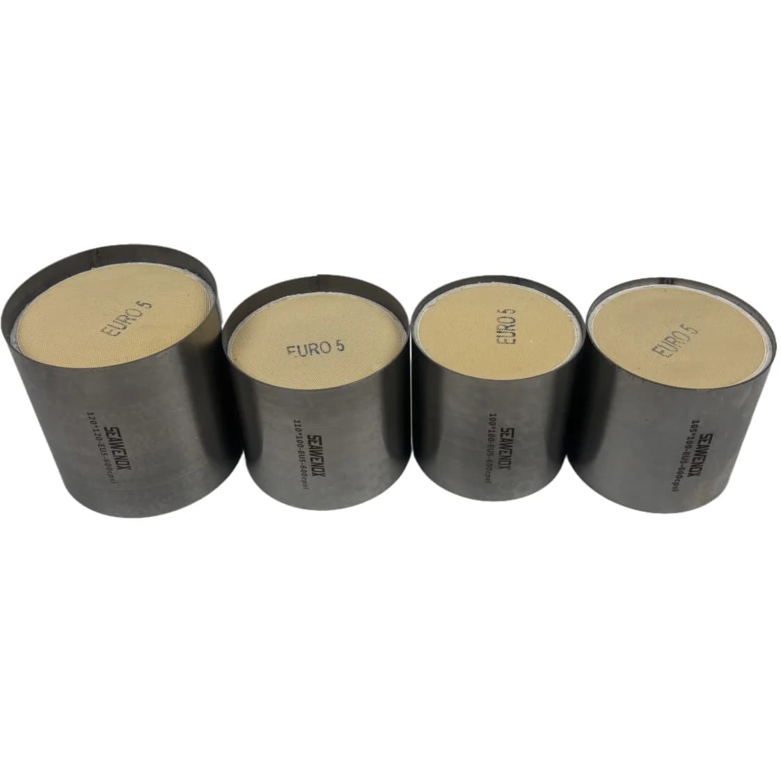 Convertidor Catalítico SEAWENOX EURO 5 de 600 Celdas - Núcleo Universal con Material No Expandible (100mm/105mm/110mm * 100mm), 120mm*120mm