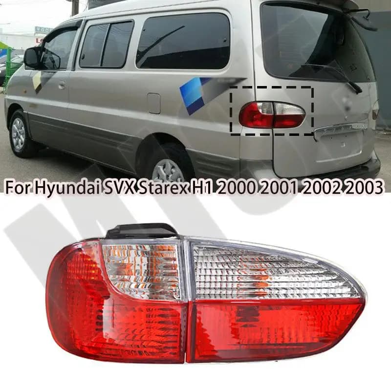 Lámpara de freno de marcha atrás para coche, indicador de señal de giro, lámpara de freno, luces traseras para Hyundai SVX Starex H1 2000-2003