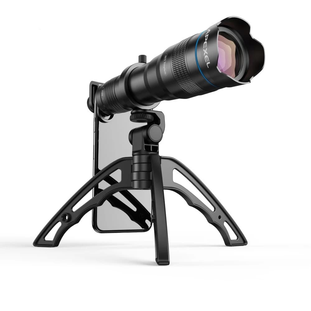 APEXEL-lente de zoom del teléfono móvil telescopio para celular lente de teléfono HD 36X, teleobjetivo con Zoom, Monocular, telescopio,