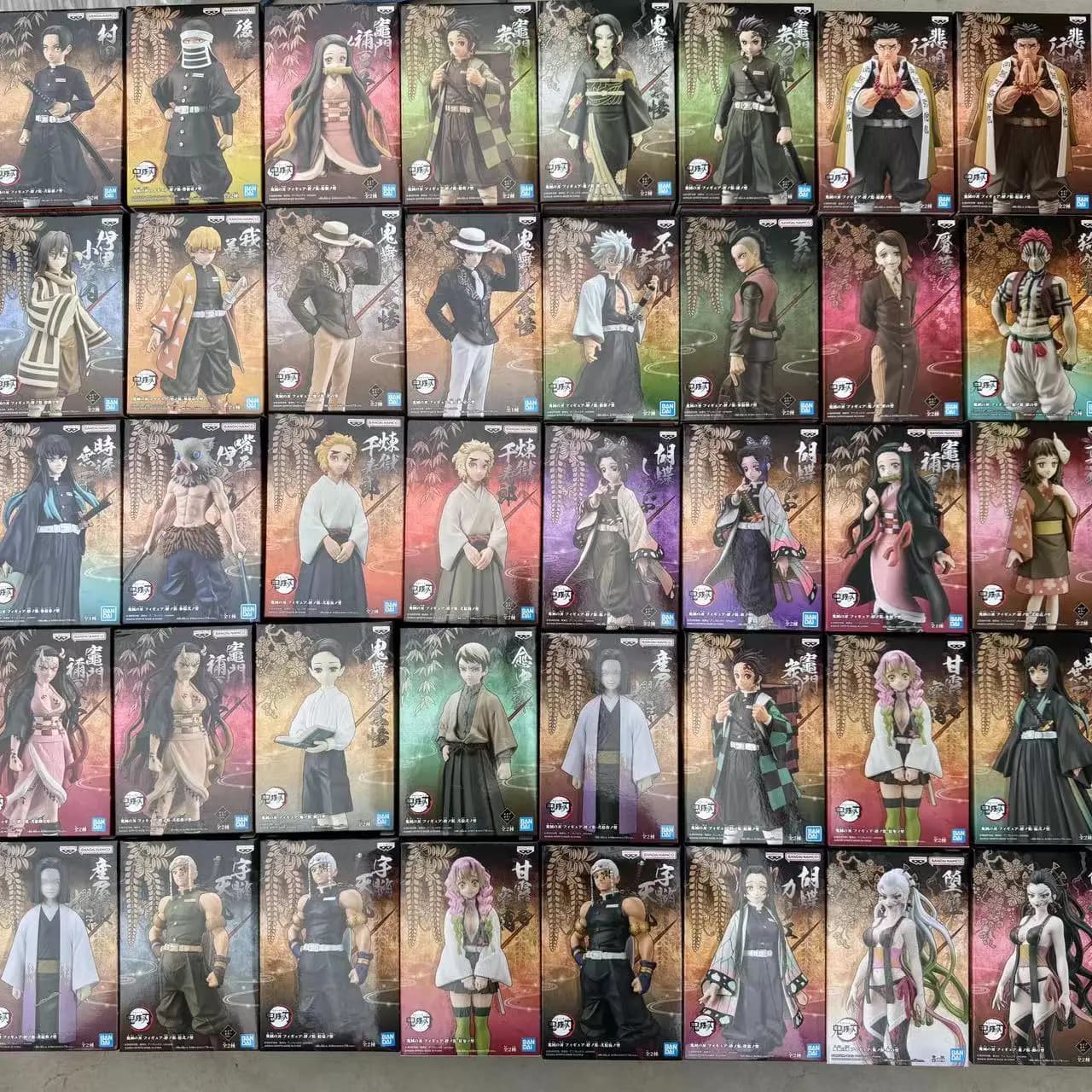 Figuras de acción de Gacha auténtica japonesa, modelo Demon Slayer Kamado Nezuko Shinazugawa Sanemi Tsuyuri Kanao, Juguetes