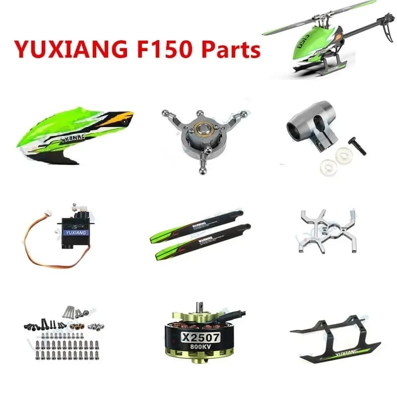 YU Xiang YUXiang-Repuestos para helicóptero teledirigido, Motor de hélice de dosel, cargador ESC, eje de hoja trasera, Servo batería, F150 /