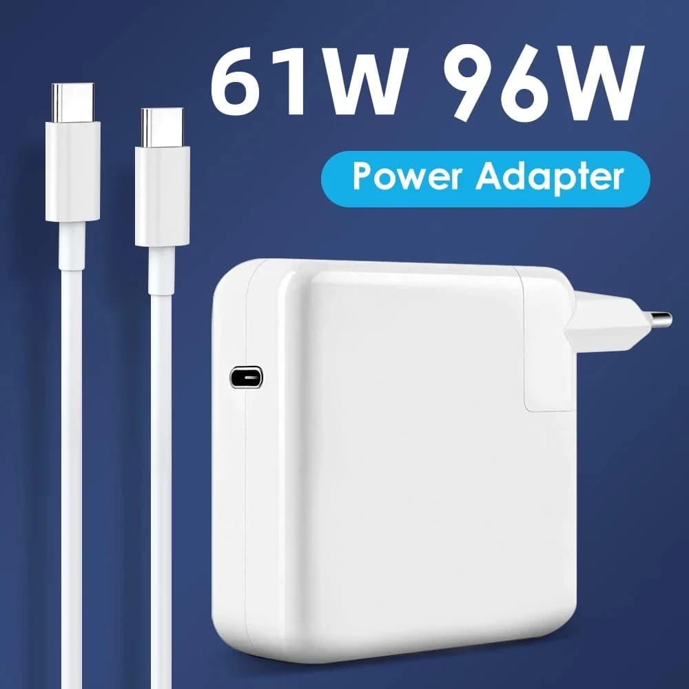 30W 61W 87W 96W USB C PD cargador adaptador de corriente alterna para MacBook Pro16 15 13 pulgadas nuevo aire 13 pulgadas 2020/2019/2018 funciona con