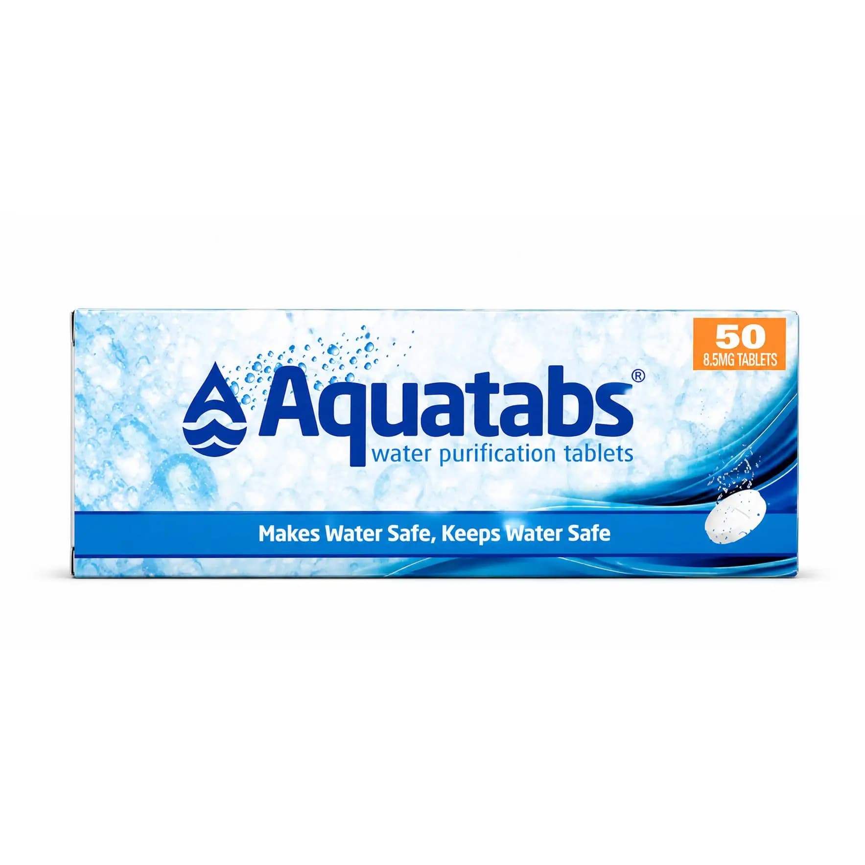 Pastillas Potabilizadoras de Agua - Viajes - Deportes Montaña - exterior - Emergencias - Supervivencia - AQUATABS
