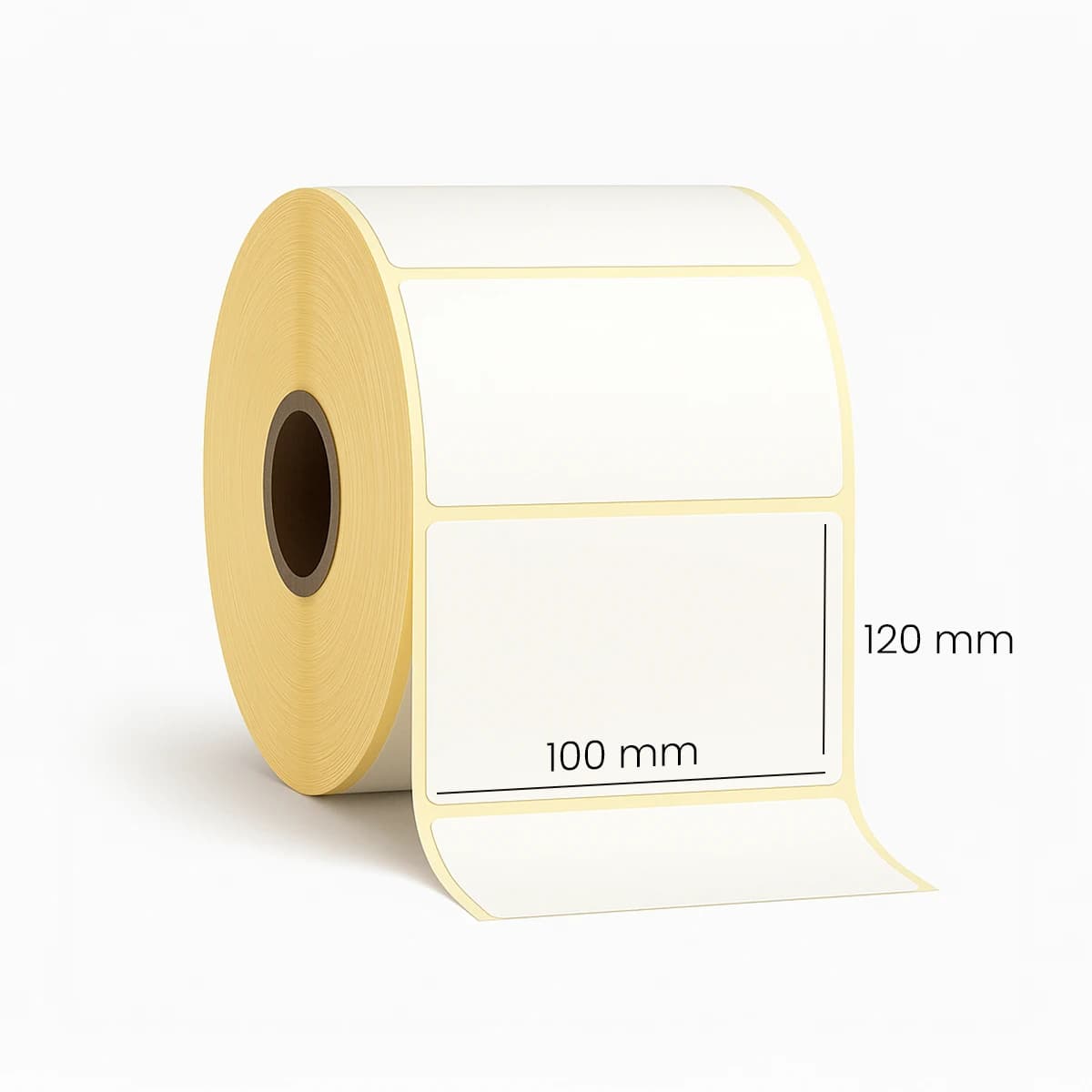 BCS+Labels Rollo de 500 etiquetas Térmico Normal 100 x 120 mm HOTMELT