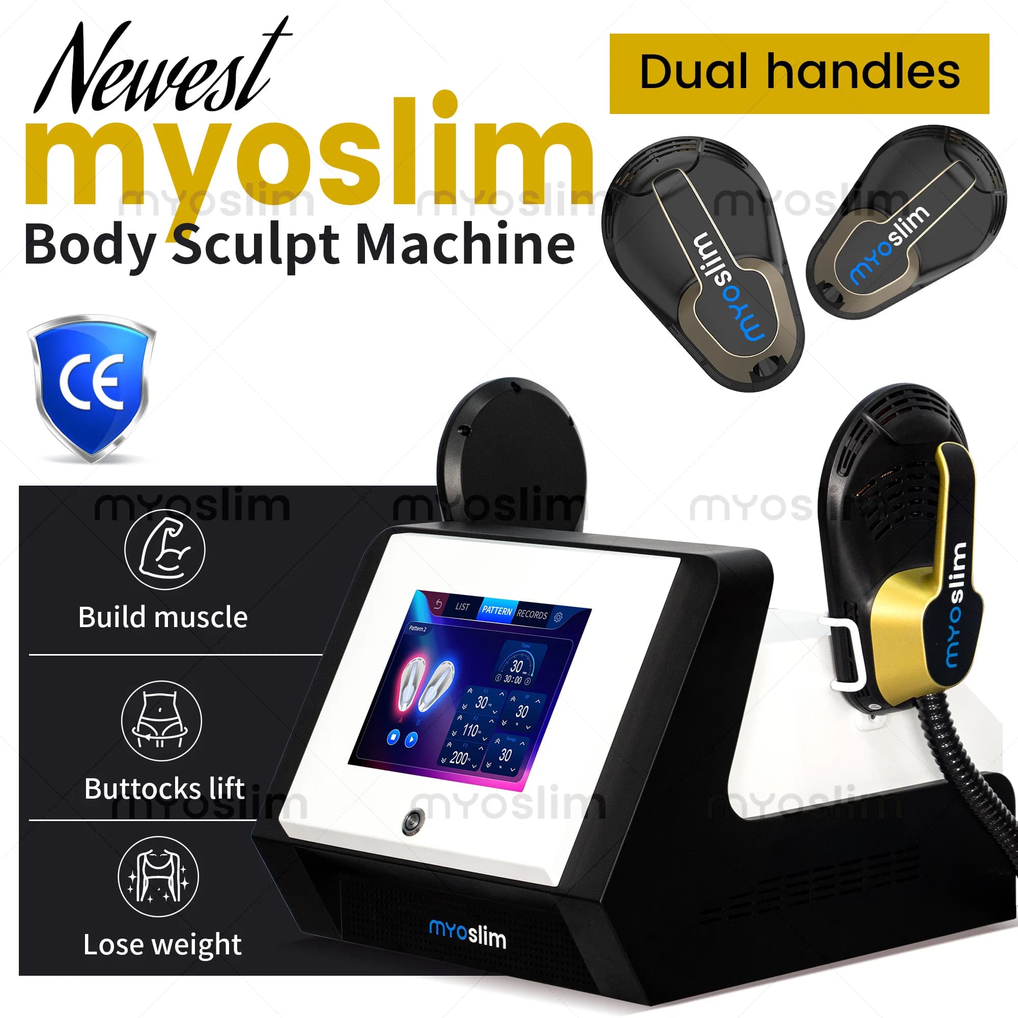 Máquina de Adelgazamiento Myoslim RF NEO, EMS para Esculpir el Cuerpo, Quema Grasa, EMSSLIM Nova, Pérdida de Peso, Electromagnética, Muscular