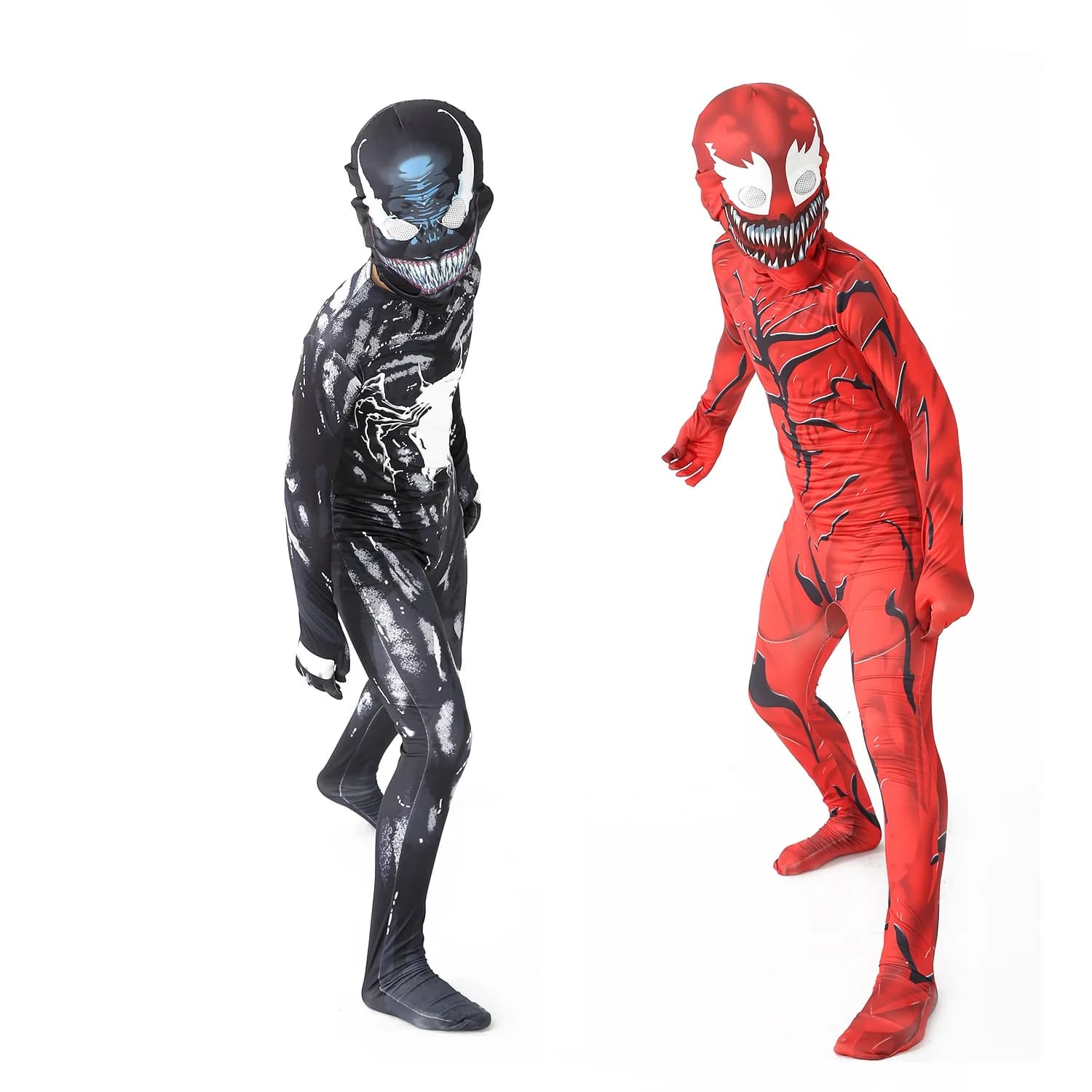Superhéroes Cosplay disfraces de halloween para el nuevo traje de veneno jumpsui symbiote spidermancostumes