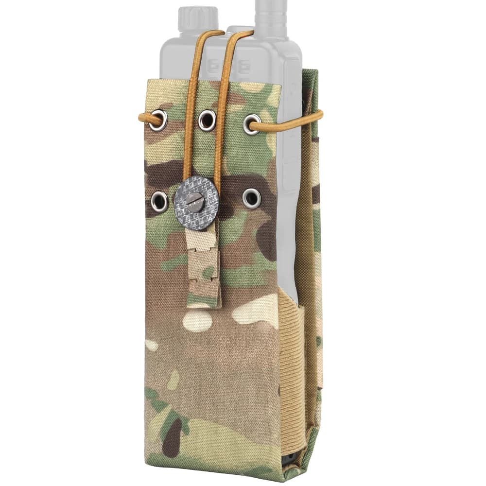 Bolsa de radio universal estilo F Paquete de almacenamiento de walkie-talkie Bolsa de soporte PTT