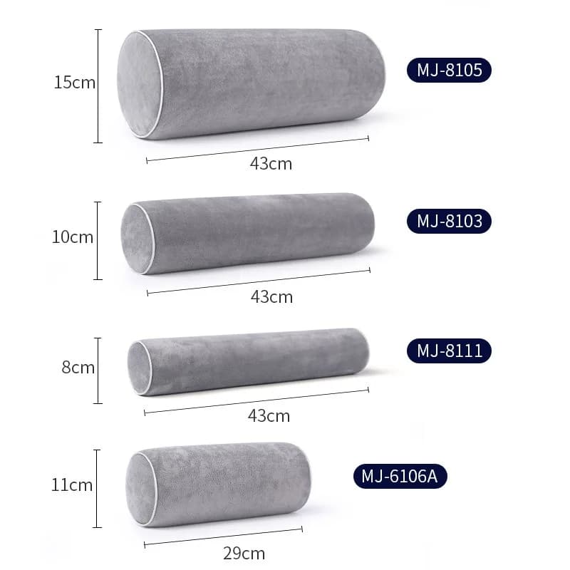 Almohada de algodón viscoelástica para protección del cuello, almohada Lumbar para la columna vertebral, almohada de maternidad para dormir,