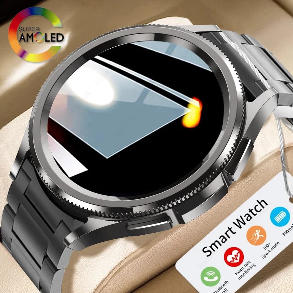 2025 nuevo reloj inteligente 6 deportes al aire libre para hombres más de 100 modos deportivos IP68 reloj impermeable AMOELD pantalla HD Smartwatch