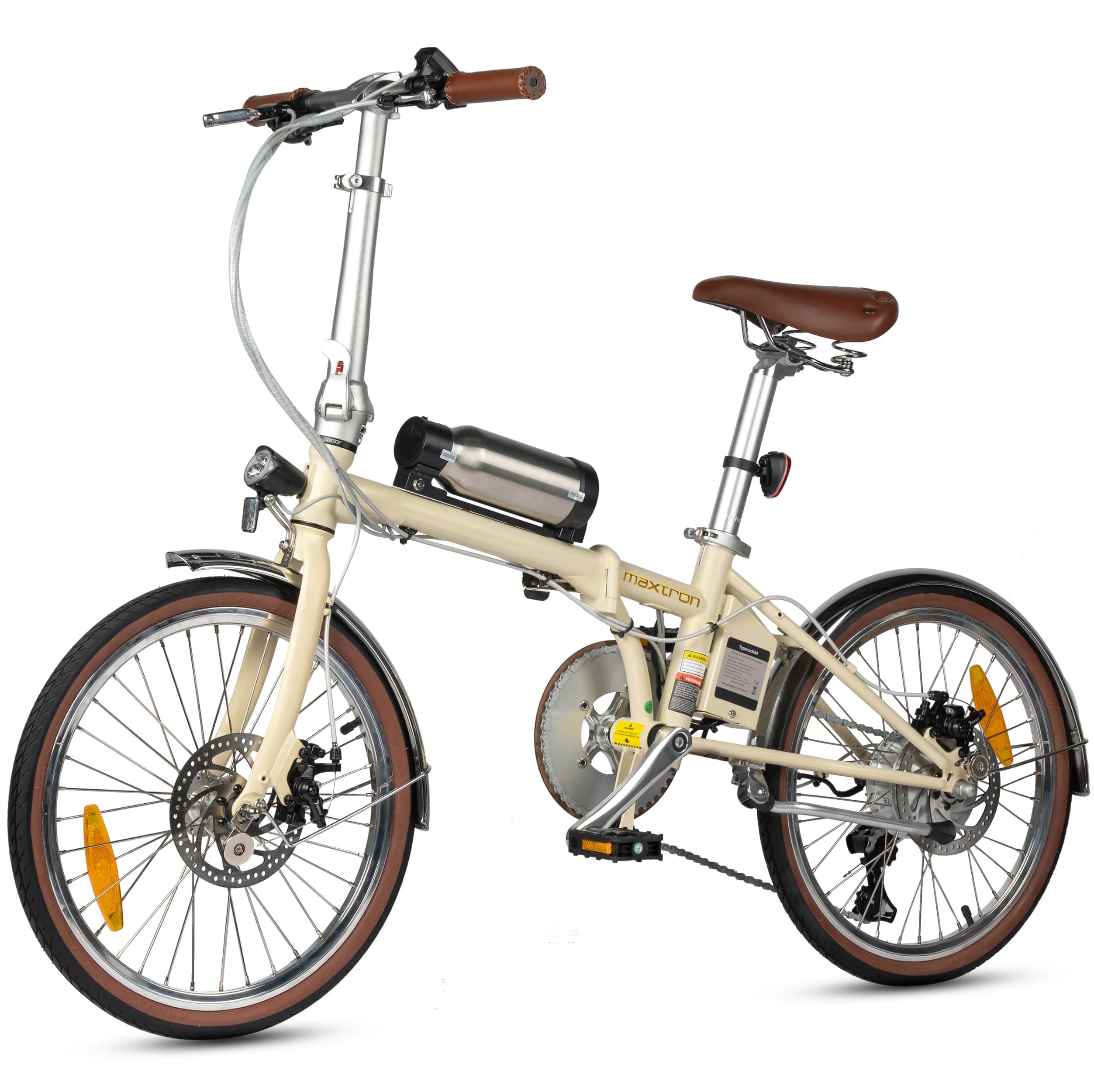 Bicicleta eléctrica plegable Vankel de 20 pulgadas, 36 V, 190 Wh, con cuadro de aluminio, cambio de 7 velocidades, bicicleta urbana PARA MUJERES y