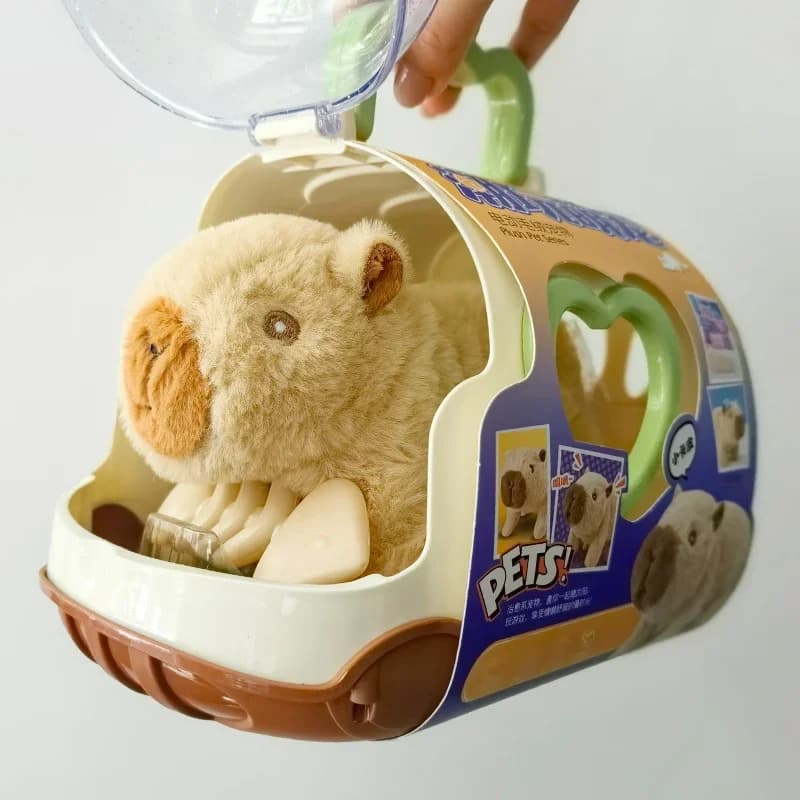 Muñeca Eléctrica Caminante con Sonido, Juguete de Peluche Eléctrico para Niños, Figura de Animal de Peluche, Color Aleatorio