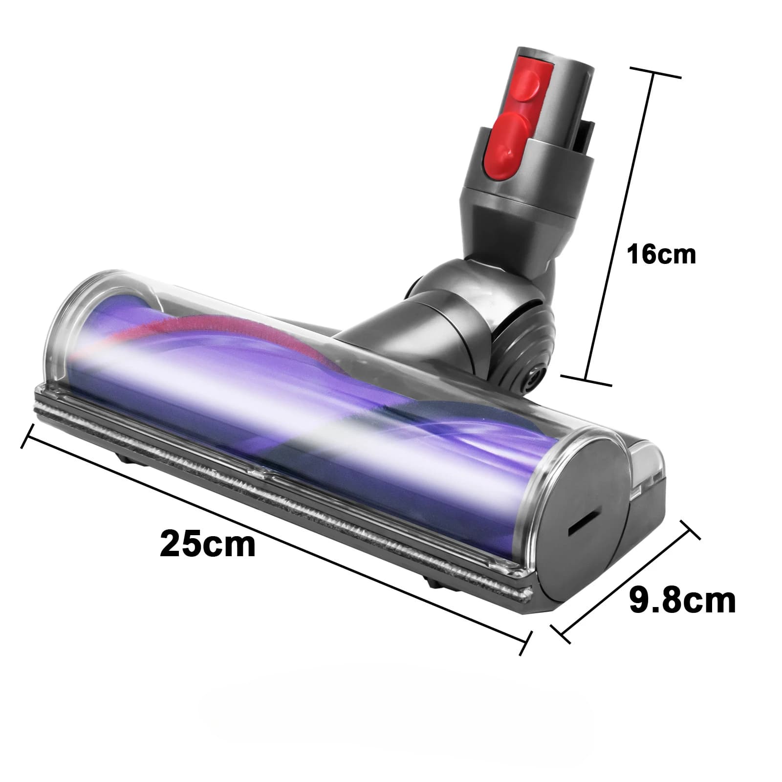 Cabezal de cepillo de accionamiento directo de liberación rápida para aspiradoras Dyson V7 V8 V10 V11 V15 SV10 SV11 SV12 SV14