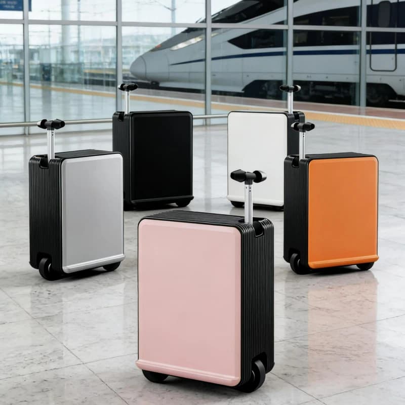 Maleta Eléctrica Multifuncional con Contraseña, para Viajes de Negocios, Ligera, con Ruedas, para Llevar como Equipaje de Mano