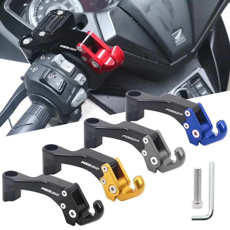 Gancho de conveniencia para casco de motocicleta, accesorios para Honda NSS350, FORZA300, FORZA250, FORZA125, NSS, FORZA 350, 300, 250, 125