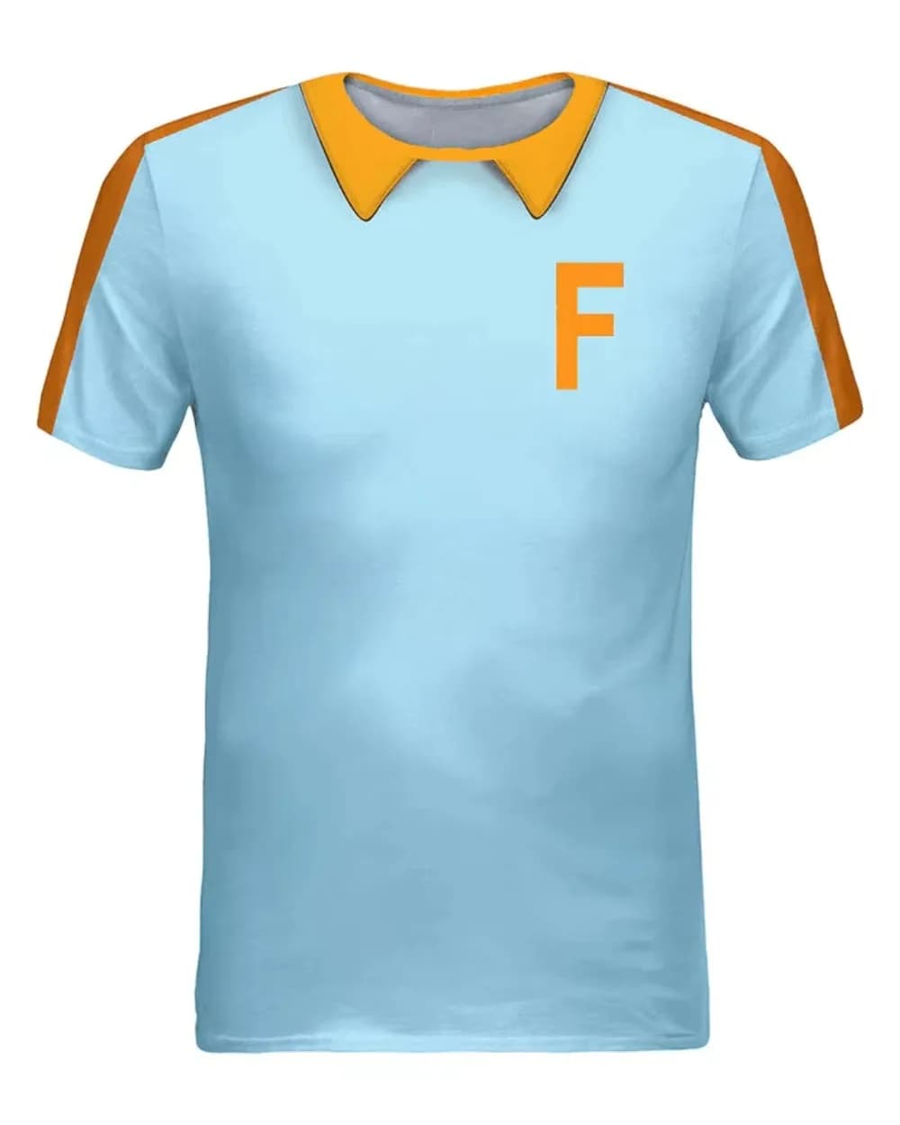 Camisa de hombre de alta calidad, moda blanca con borde naranja, ropa de entrenamiento para niños, camiseta deportiva. Mangas cortas. Camiseta con