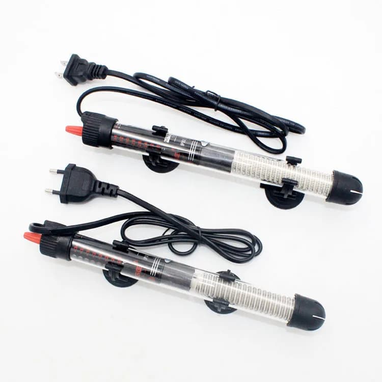 Termostato de temperatura ajustable para acuario, varilla calefactora sumergible para tanque de peces, calentamiento de agua, 300 v-110v, UE y EE.