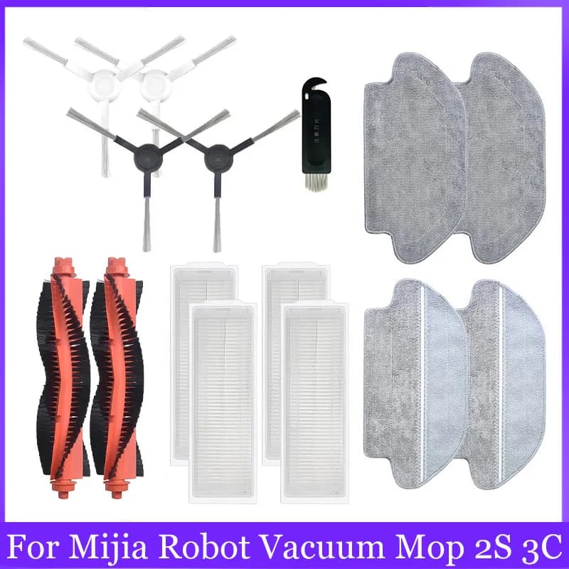 Filtro Hepa para Xiaomi Mijia Robot aspirador Mop 2S 3C Mi Robot aspirador Mop P piezas XMSTJQR2S STYJ02YM piezas de limpiador Accesorios