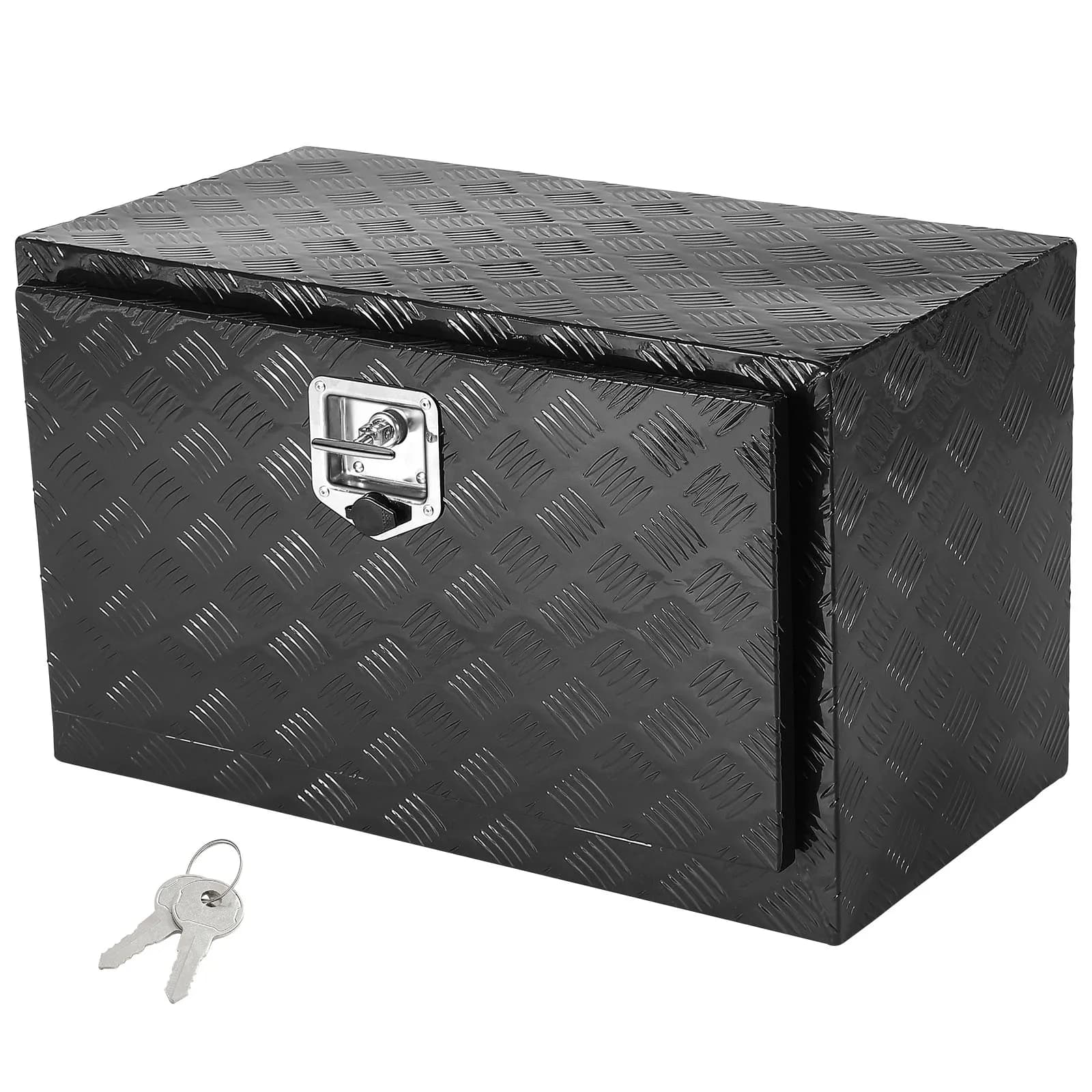 SucceBuy-caja de almacenamiento para camioneta, caja de herramientas con placa de diamante resistente con cerradura y llaves, caja de almacenamiento