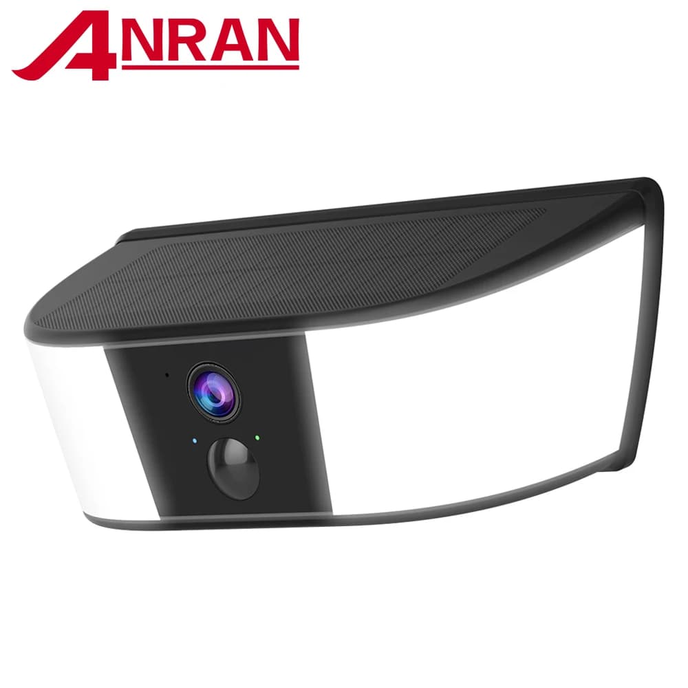Cámara Solar 2K, luz de pared, cámara de vigilancia en exterior, batería de 5200mAh, visión nocturna en Color, alarma Local, detección humanoide