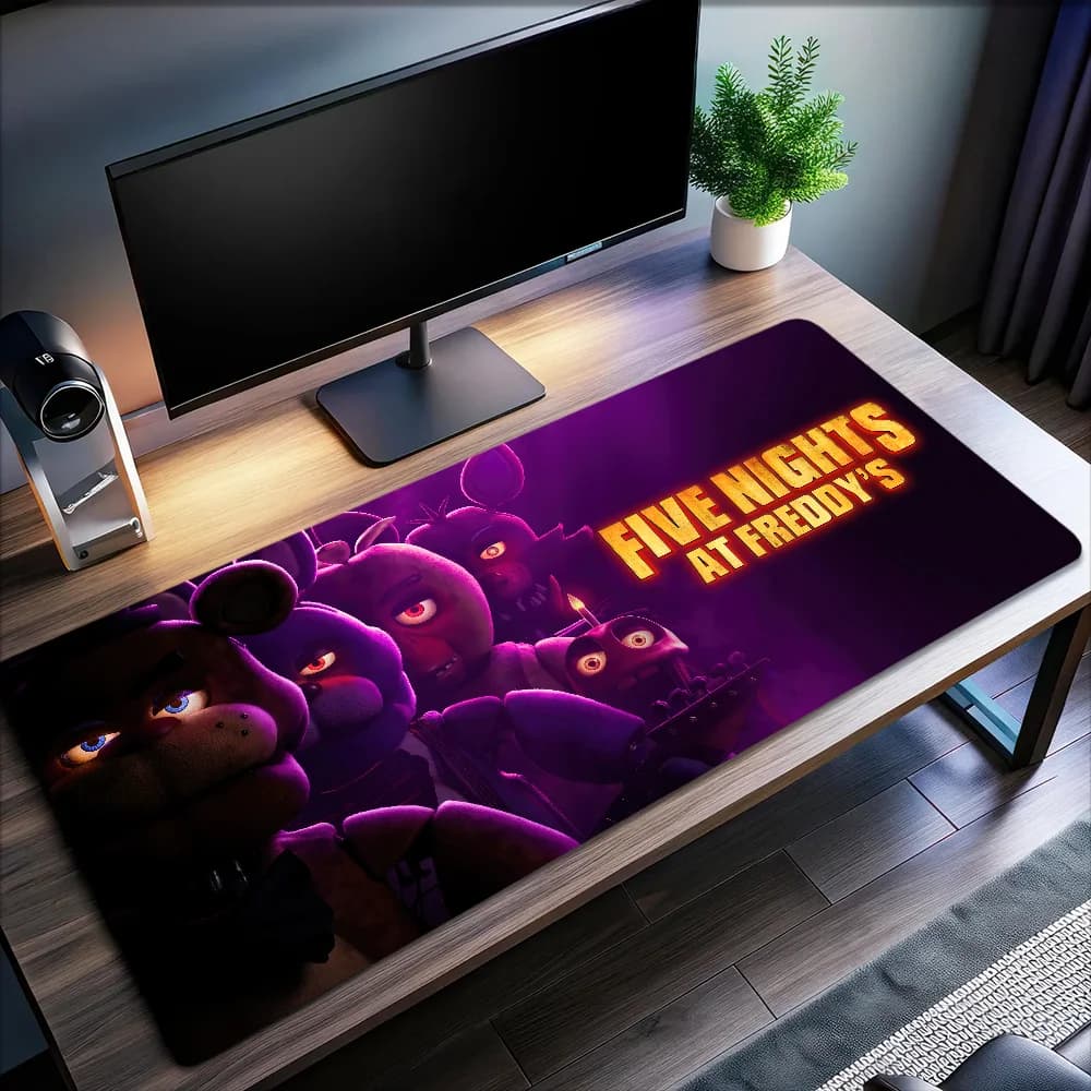 Alfombrilla de ratón F-Five Nights at Freddys, antideslizante, gruesa, grande, Lockedge de escritura, cojín para juegos para estudiantes de oficina