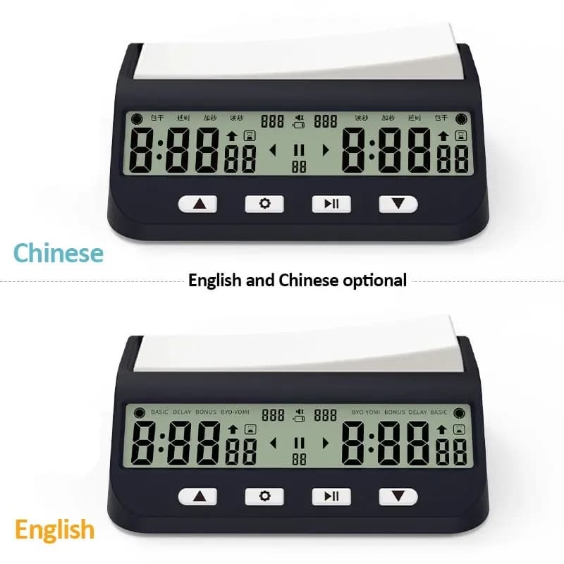 YS9901/YS902 Reloj de ajedrez profesional portátil multiusos Temporizador de ajedrez digital Temporizador de juego