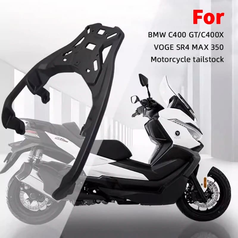 Portaequipajes trasero de motocicleta para BMW C400 GT/C400X, accesorios de motocicleta especiales para VOGE SR4 MAX 350, soporte de caja de