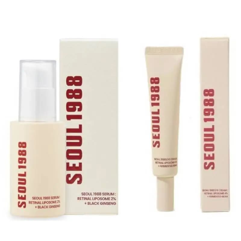 Crema de ojos coreana 1988, suero hidratante reafirmante para contorno de ojos, retinol niacinamida, antiarrugas antienvejecimiento, liposomo Retinal