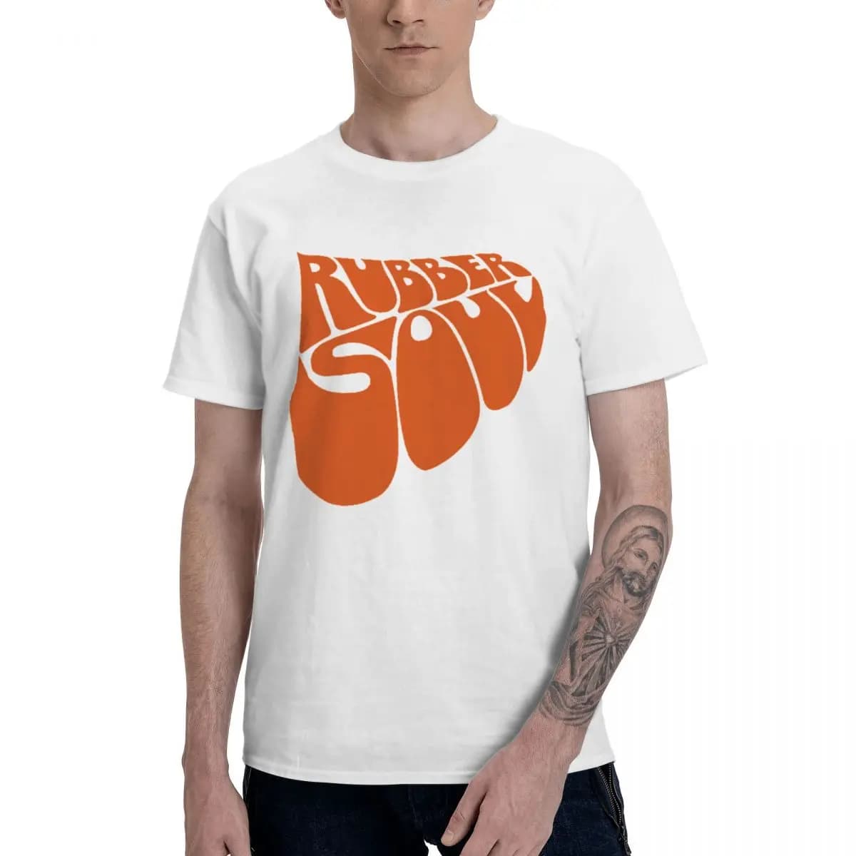 Camiseta de algodón puro con Logo de Soul para hombre, camisa de manga corta con cuello redondo, de gran tamaño, a la moda, Unisex