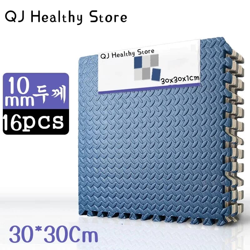 30*30cm espesar deportes gimnasio estera protección EVA hoja grano esteras Yoga Fitness antideslizante empalme alfombras sala de choque