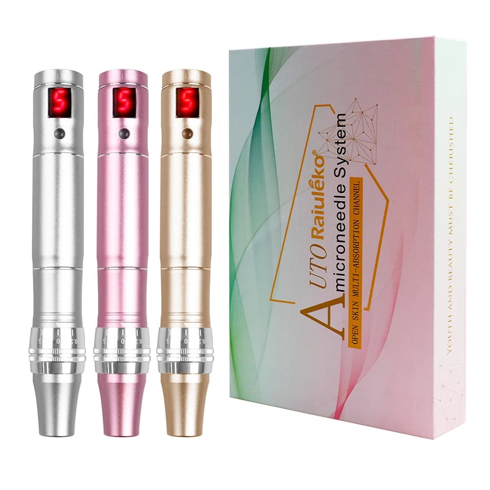 Pluma eléctrica Dr.imp Ultima Micro agujas profesional DermaPen Nanoneedles Microneedling pluma mesoterapia herramienta de cuidado de la piel cuidado