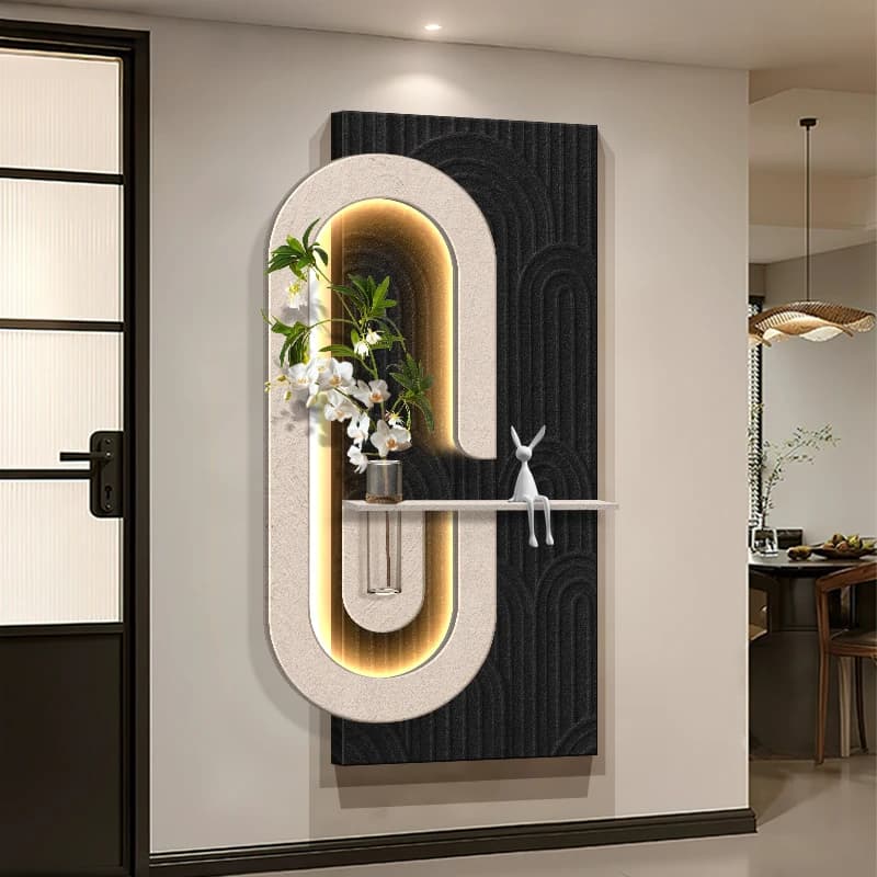 Lámparas de pared LED modernas para sala de estar, pasillo, pintura colgante minimalista, florero, luces murales, iluminación decorativa brillante
