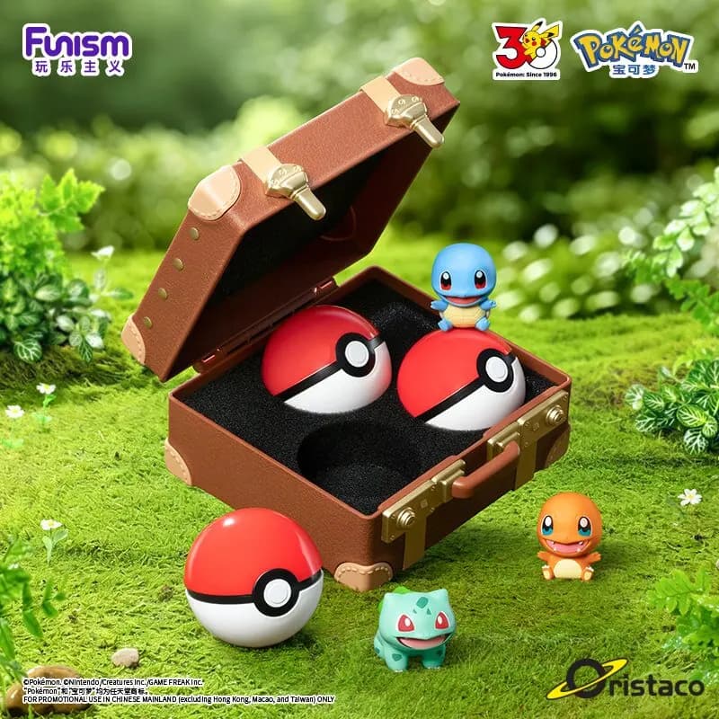 FUNISM Pokémon Little Adventure Series 30th Blind Box, Figuras de Acción Originales de Charizard, Blastoise y Bulbasaur, Juguetes de Regalo