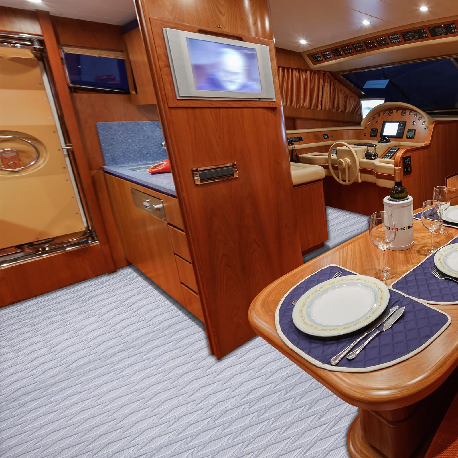 Alfombrilla Antideslizante Universal de 6 mm de Grosor, Fácil de Cortar, de Espuma EVA, Antideslizante, para Barcos, Autocaravanas, Kayaks, Pisos