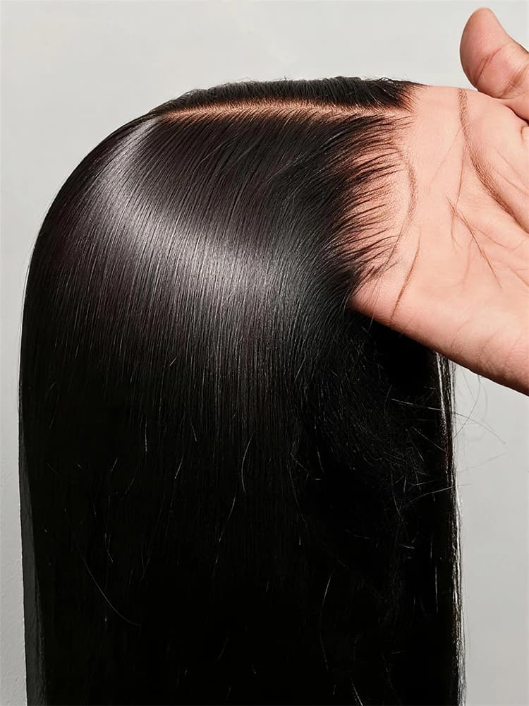 Peluca Glueless 7x5 para Mujeres Negras 13x6 HD Lace Front Liso 100% Cabello Humano 250% Densidad Pre-plucked Envío desde Almacén FR