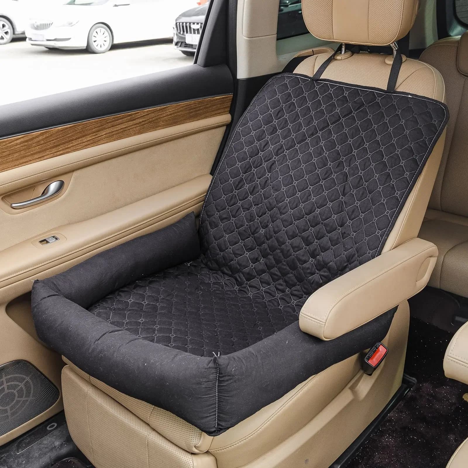 Estera Oxford impermeable para viaje en coche, portadores duraderos y resistentes a los arañazos para mascotas, funda para asiento de coche para
