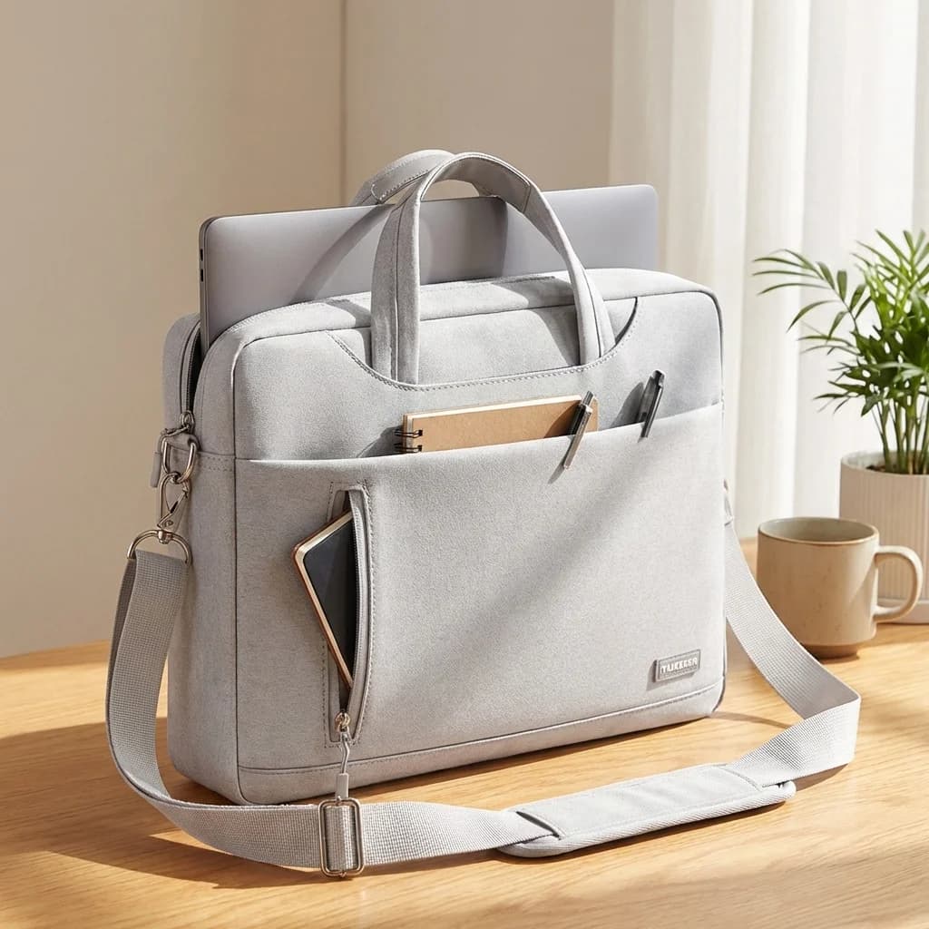Bolso de negocios para ordenador portátil, bolso grande de hombro, maletín para portátil de 13, 15 y 17 pulgadas, Macbook Air Pro, HP, Huawei,