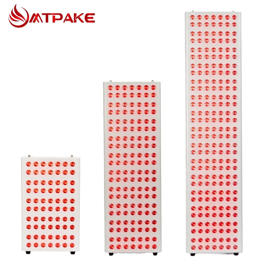 Panel de Terapia de Luz Roja, Dispositivo de Terapia de Luz Roja de 660nm y 630nm y Luz Infrarroja Cercana de 850nm para Cuerpo y Rostro con