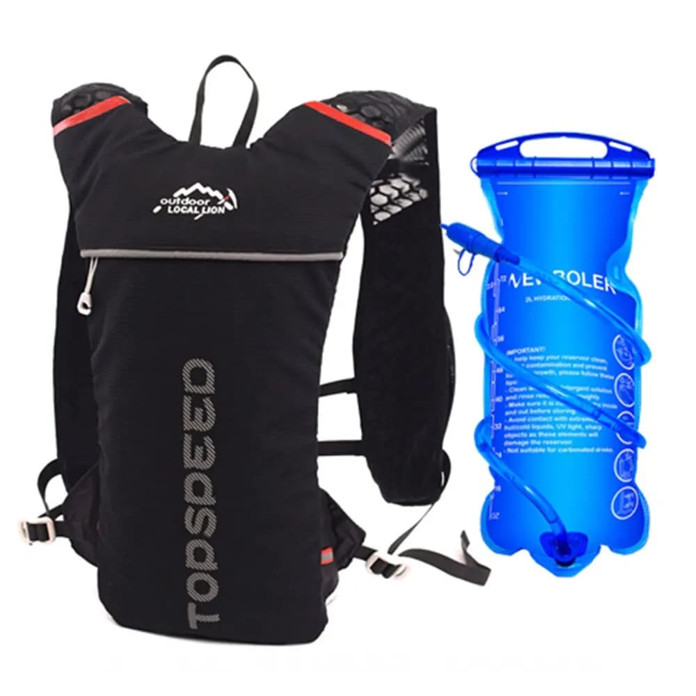 NEWBOLER-mochila ultraligera de 5L, chaleco de hidratación para correr, Maratón, bicicleta, bolsa de agua de 2l