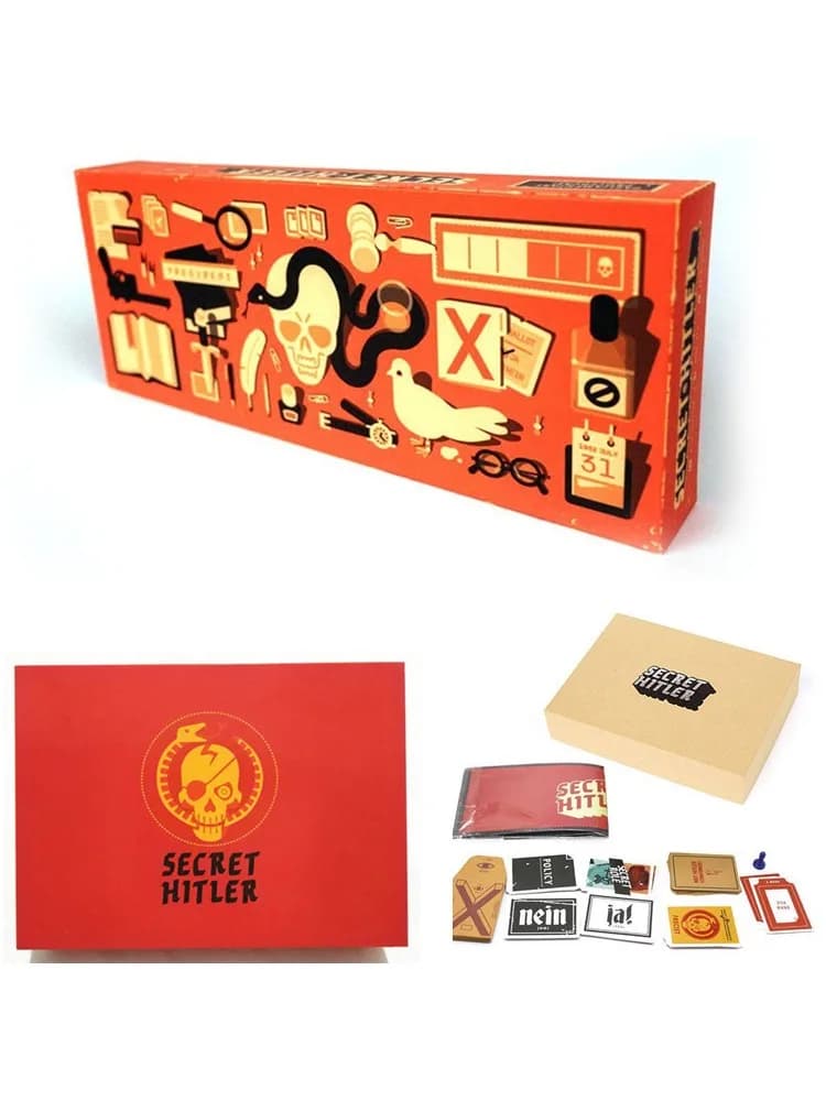 Juego de mesa Secret Hitler, juego de cartas, juego de fiesta SHT