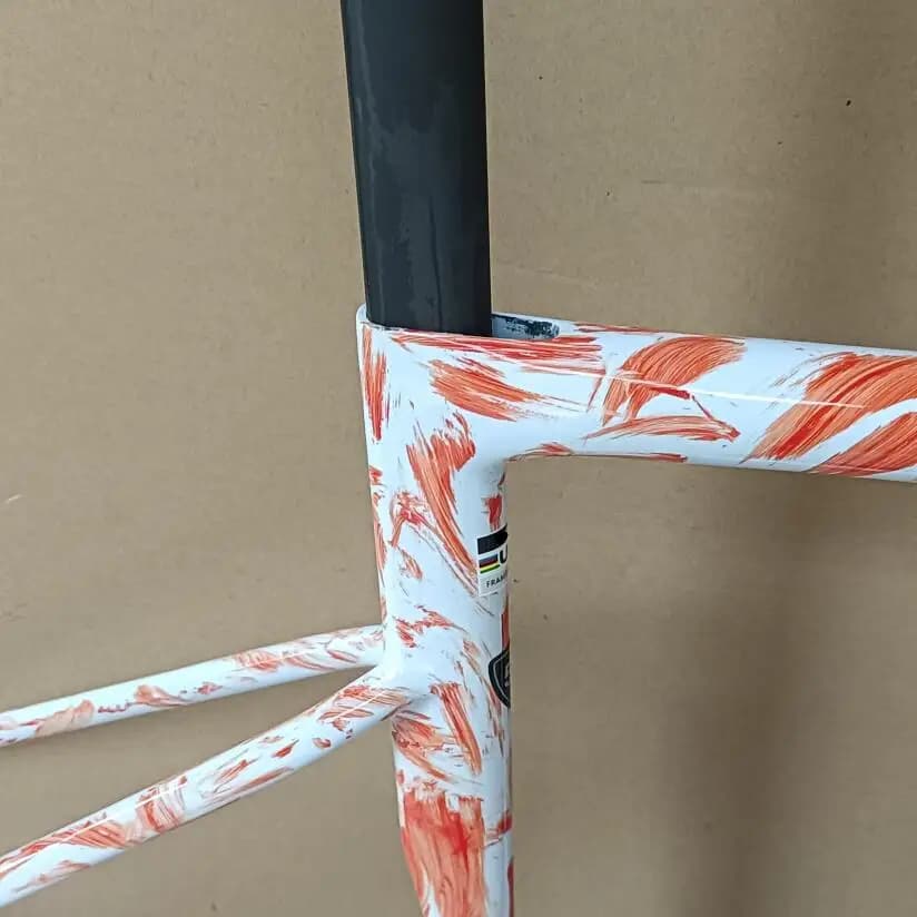 2025 nuevo cuadro de carretera de carbono X8 freno de disco súper ligero manillar de cuadro de bicicleta con enrutamiento de Cable interno completo