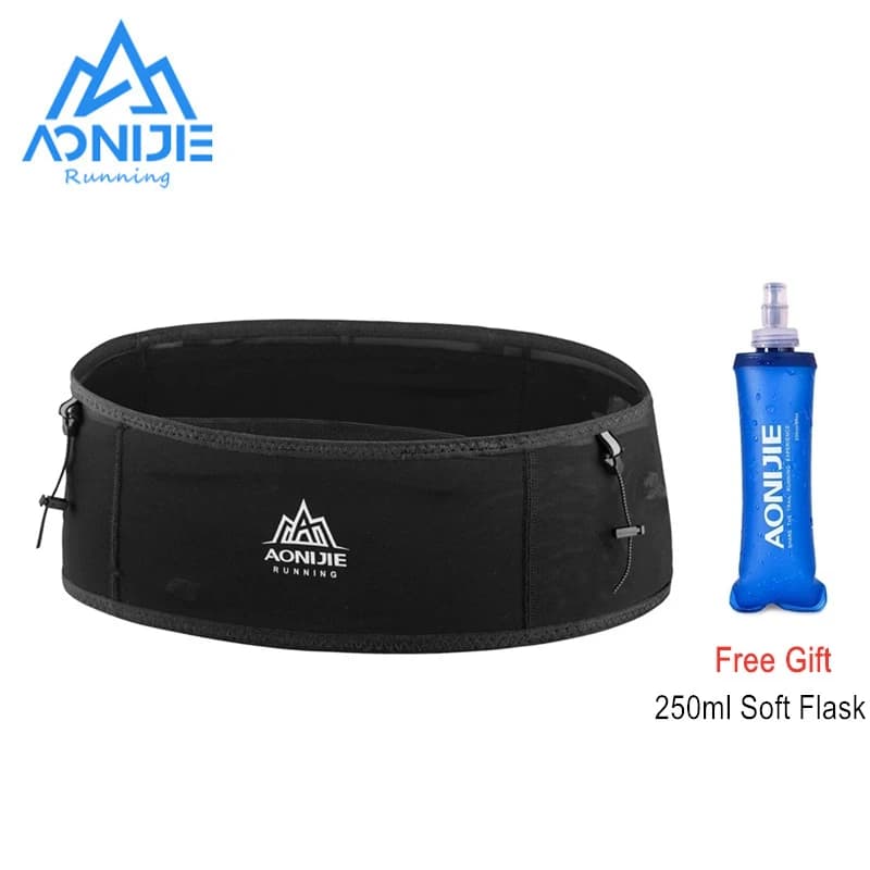 AONIJIE, riñonera para correr para hombre y mujer, cinturón Invisible para correr, riñonera de hidratación, soporte para teléfono, gimnasio,