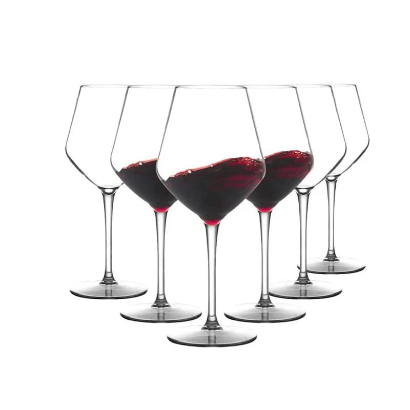 Copa de vino de tallo irrompible 100% Tritan, plástico, lavavajillas disponible, cristalería 15 oz, juego de 2-4