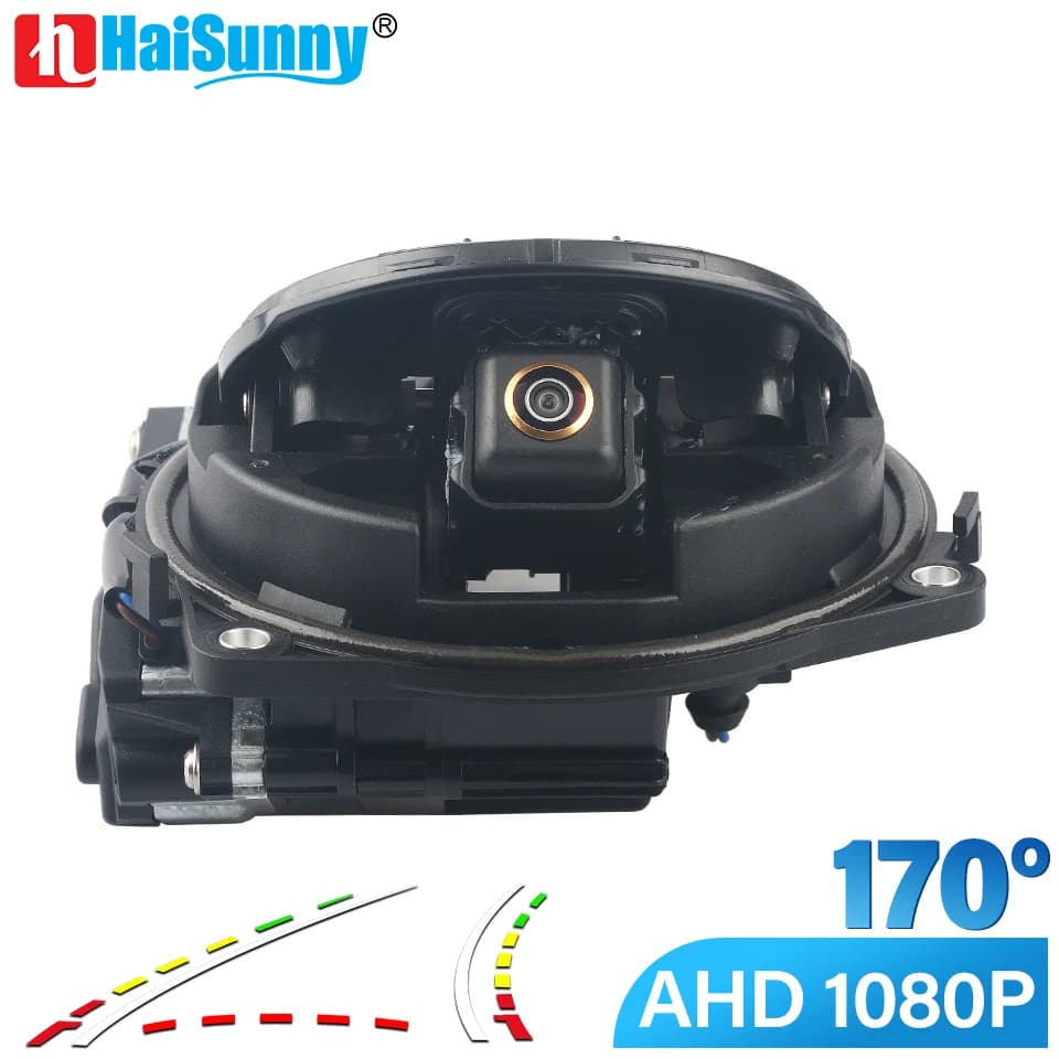 170 °   Cámara trasera de marcha atrás con logotipo de emblema OEM AHD 1080P para VW Passat B6 B7 B8 Golf 6 Golf 7 8 MK7 Polo 6R 6C CC T-ROC EOS