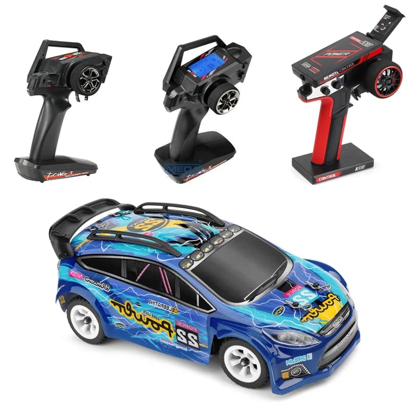 Wltoys-coche teledirigido todoterreno RTR 284010 30 Km/H, 2,4 GHz, 1/28 V2/LCD/V8, Control remoto, carreras de alta velocidad