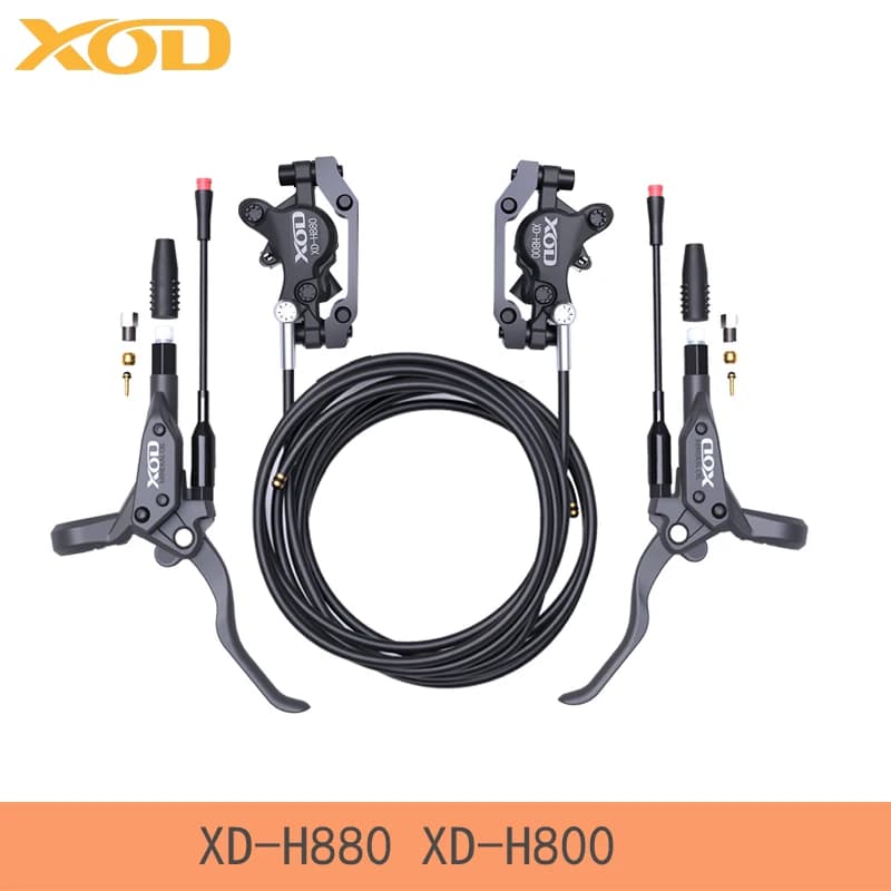 Freno de disco hidráulico para patinete eléctrico XOD H880, adecuado para freno de aceite hidráulico KuKirin KUGOO H800