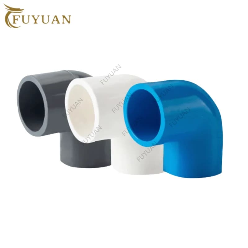 Conector de codo de plástico de PVC de 20 ~ 160mm, herramientas de bricolaje para acuario, tanque de peces, adaptador de conectores de tubería de
