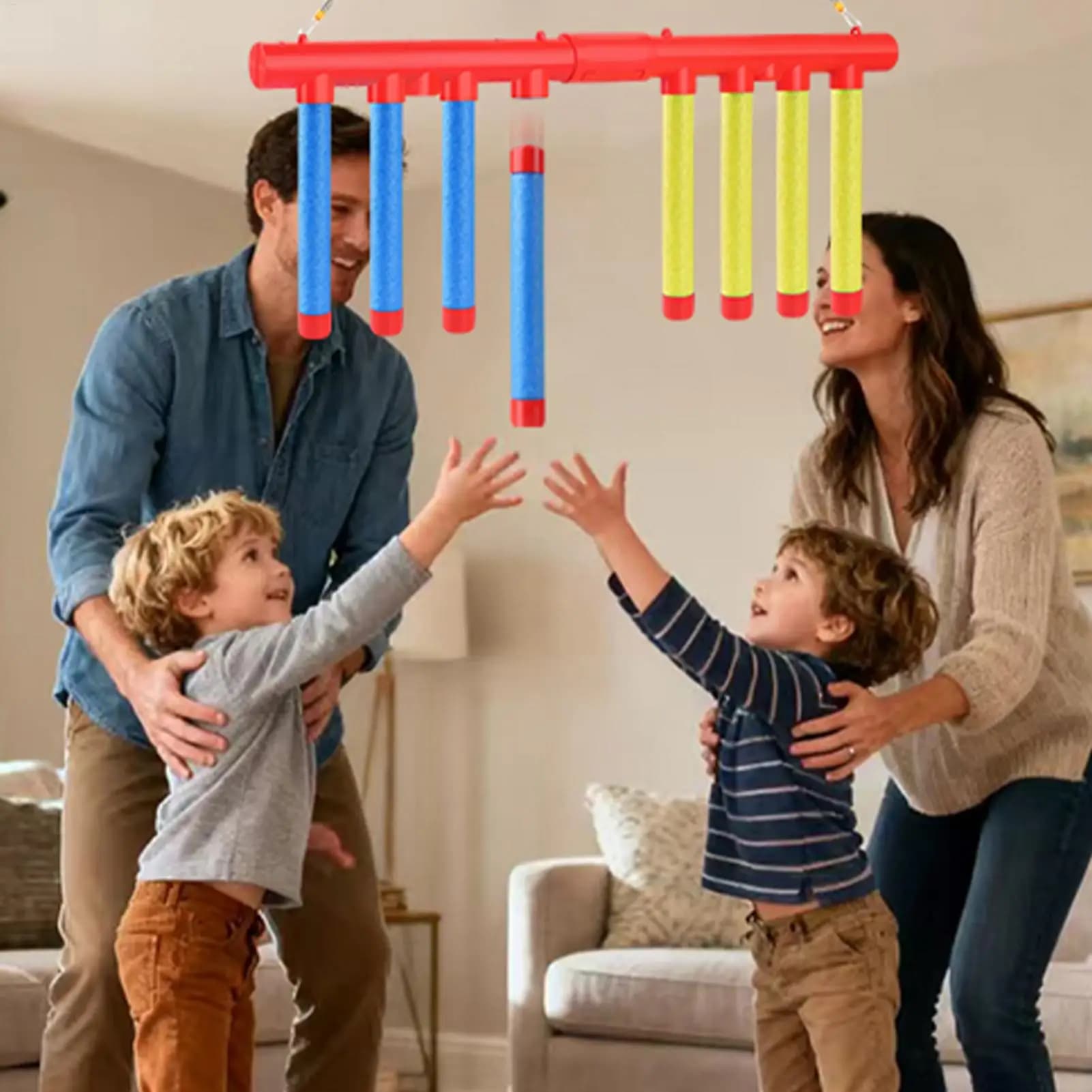 Juego de palos para atrapar palos que caen, juego para atrapar para adultos y niños, entrenamiento de reacción, juego de desafío reflejo, regalo
