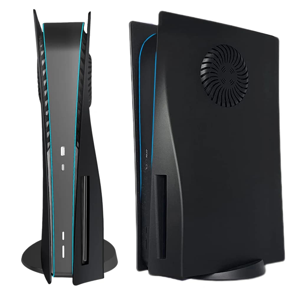 Placa frontal de repuesto Disc Edition con cubierta de ventilación de refrigeración para consola PS5, Panel de carcasa protectora para versión